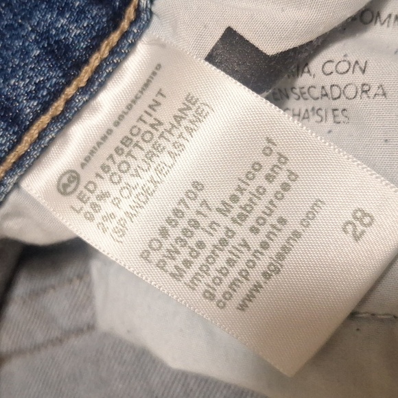 Adriano Goldschied Ex Boyfriend slouchy slim mid wash jeans Size 28 - Picture 13 of 14